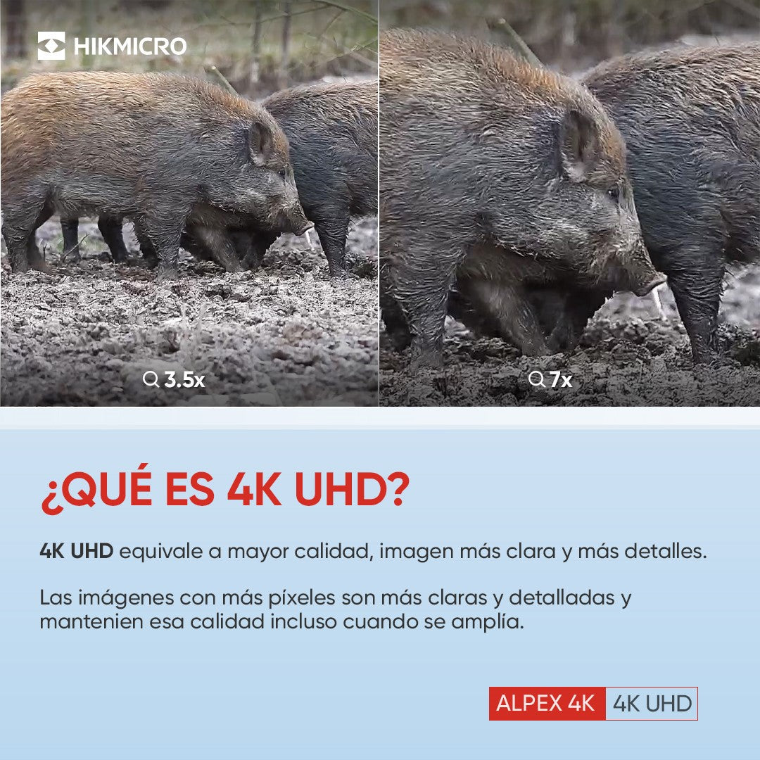 Visor digital nocturno diurno HIKMICRO Alpex LRF 4K A50EL